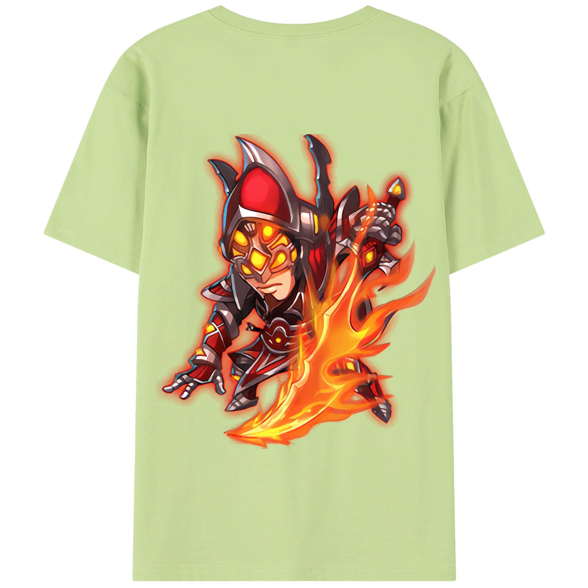 リーグ・オブ・レジェンド League of Legends LOL 綿100％半袖Tシャツ（背面プリント）